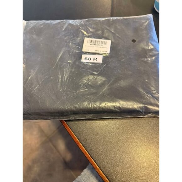 60" Black Round Amussent Tablecloth  Perfect For Dining Room & Events - Picture 2 of 3